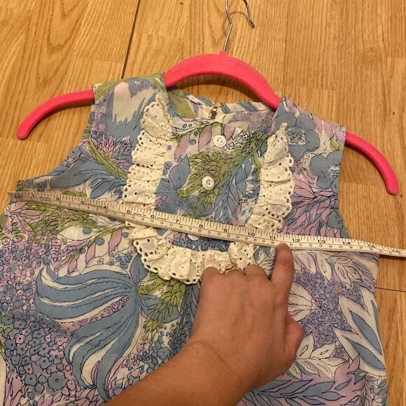 Vintage 70’s girls mod floral retro dress size 4 f02 - Picture 6 of 7